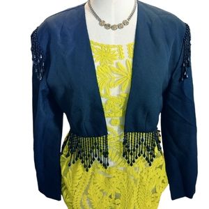 🔥Vintage Beaded Fringe Cropped Jacket